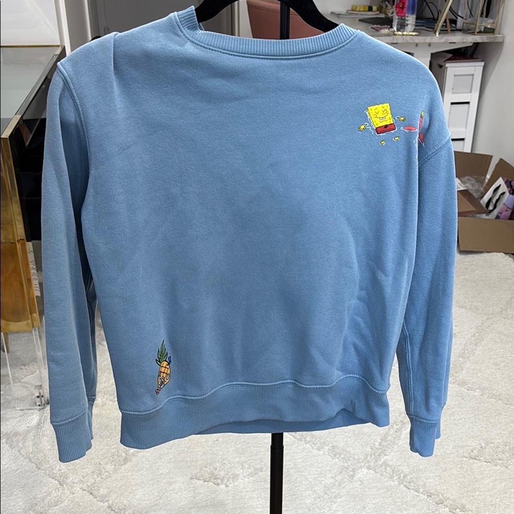 Blue Graphic Children’s Sweater